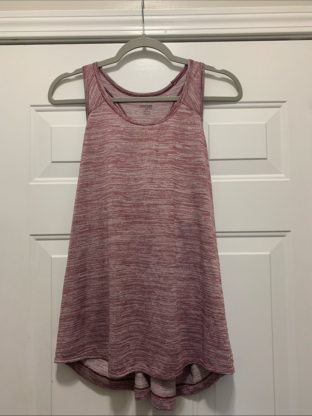4/$10 Danskin Heathered Rose Racerback Athletic Tank Size Large
